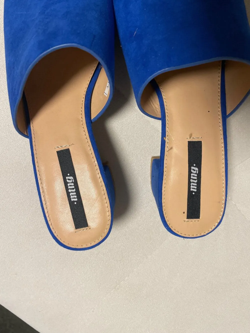 Businessschuhe> Slipper Größe 37 blau