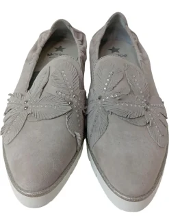 Businessschuhe> Slipper Größe 38,5 grau