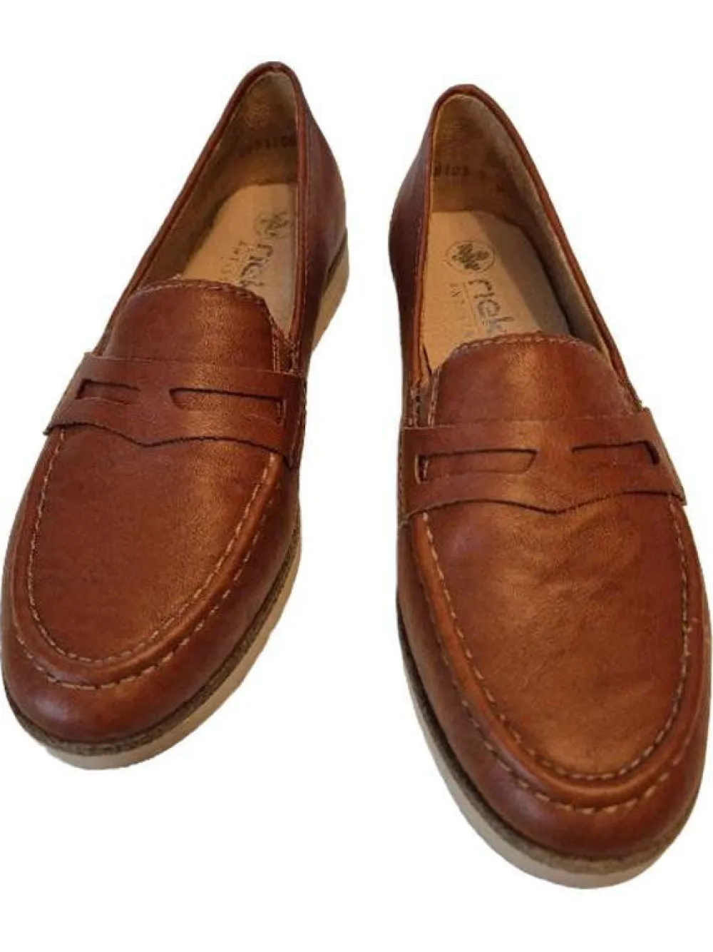 Businessschuhe>Rieker Slipper Größe 36 braun