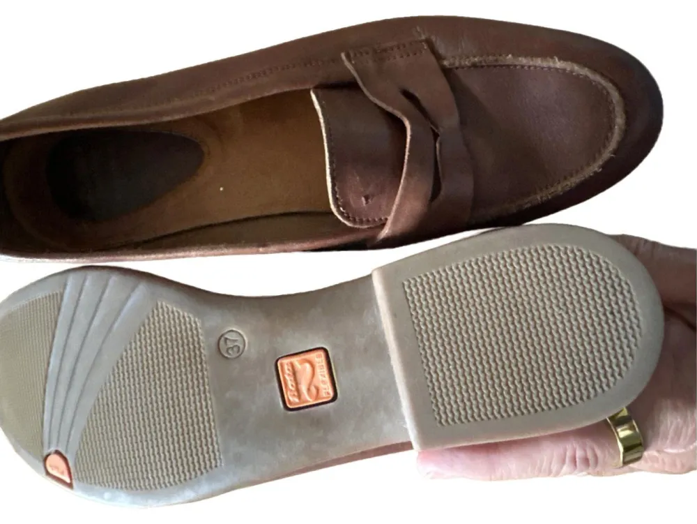 Businessschuhe> Slipper Größe 37 braun