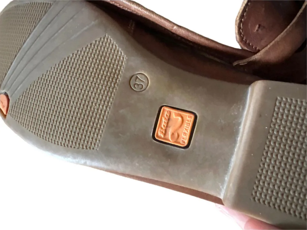 Businessschuhe> Slipper Größe 37 braun