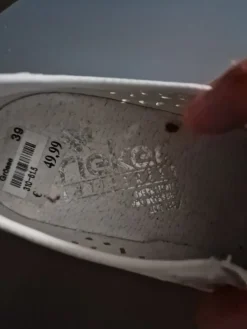 Businessschuhe>Rieker Slipper Größe 39 weiß