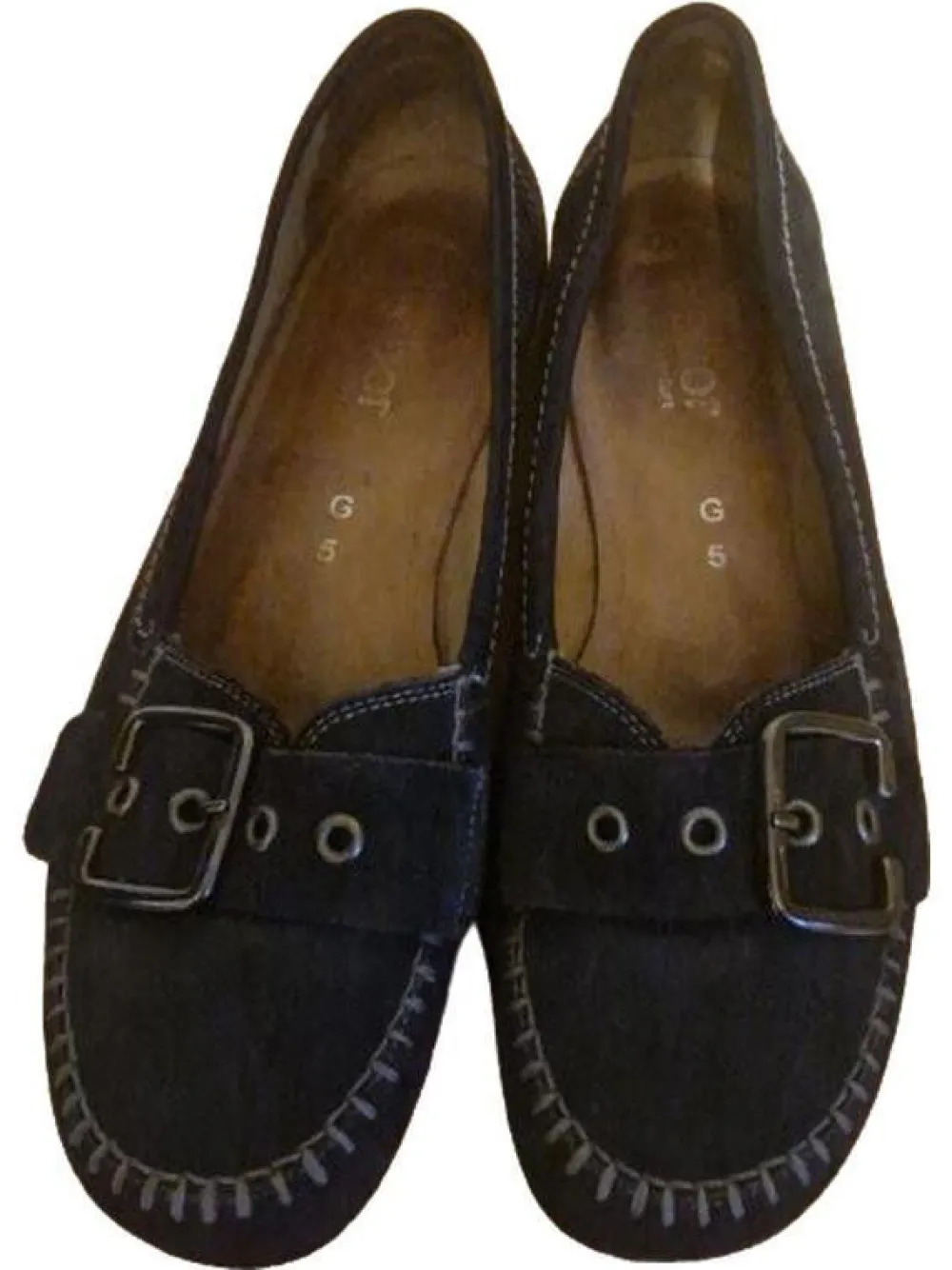 Businessschuhe>Gabor Slipper Größe 38 blau