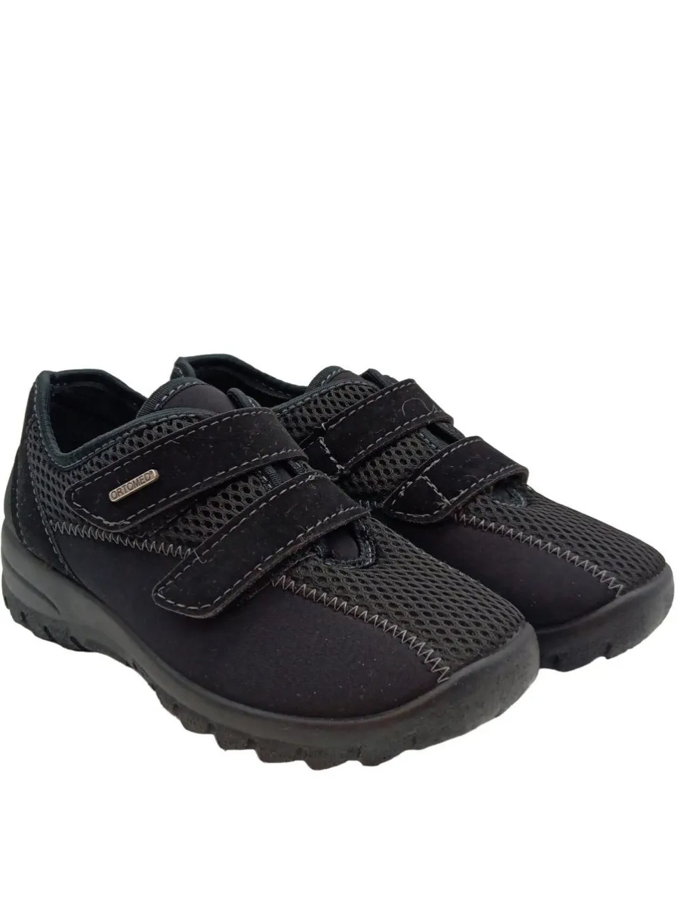 Sneaker>OrtoMed Sneaker Klettverschluss Größe 36 schwarz