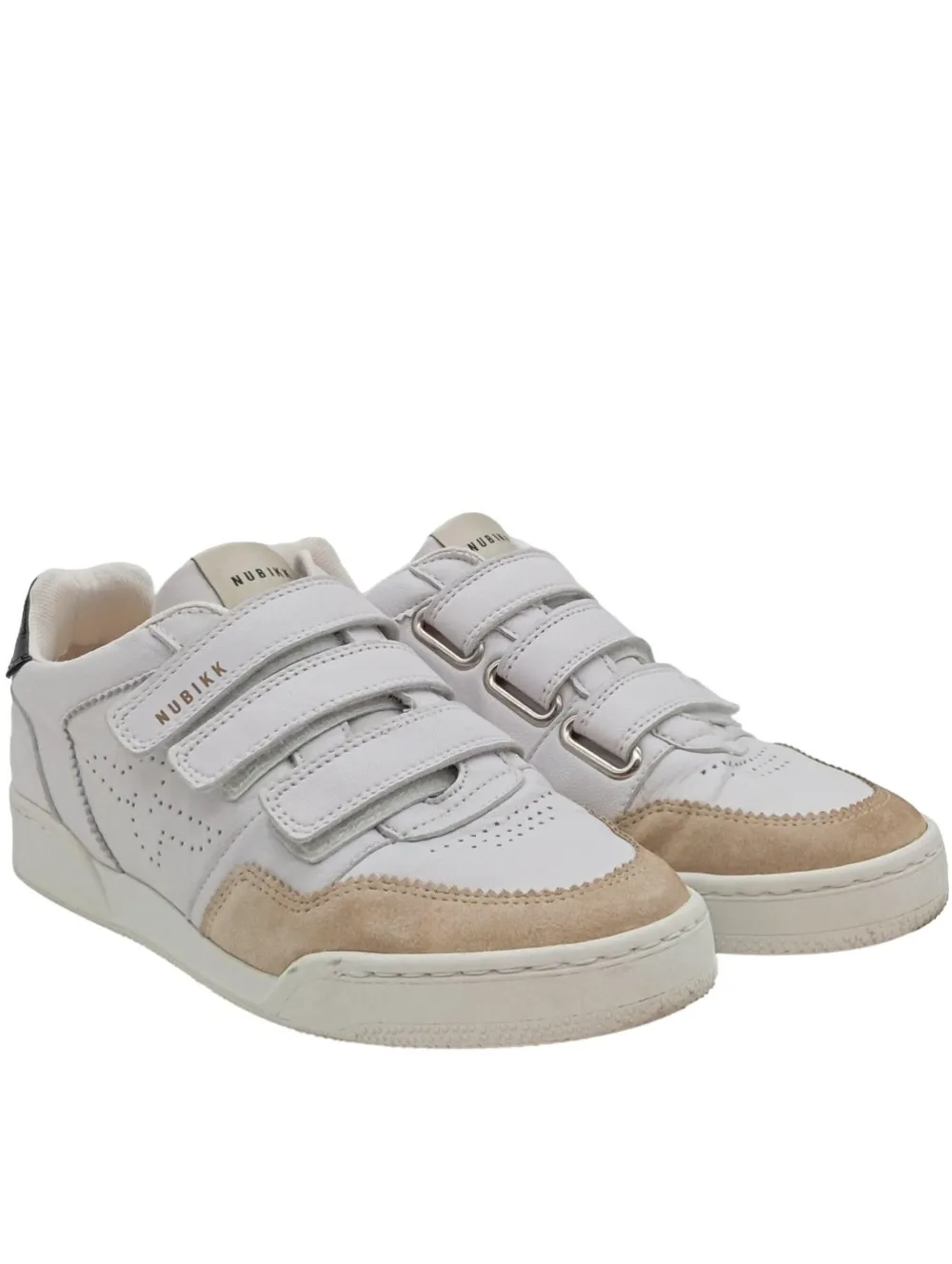 Sneaker>Nubikk Sneaker Klettverschluss Größe 39 weißnude