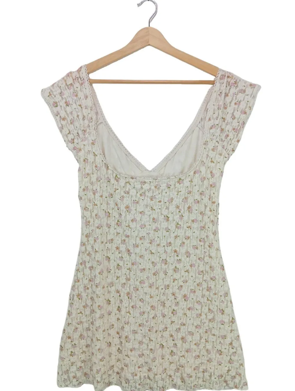 Kleider>Pull & Bear Sommerkleid Größe 40 weißpink