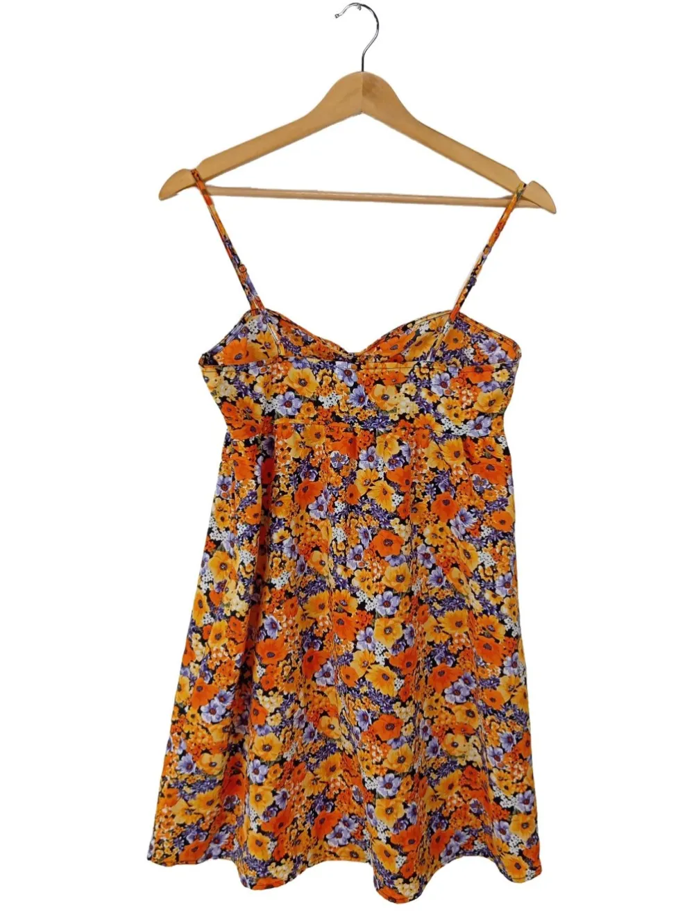 Kleider>H&M Divided Sommerkleid Größe 36 hellorange