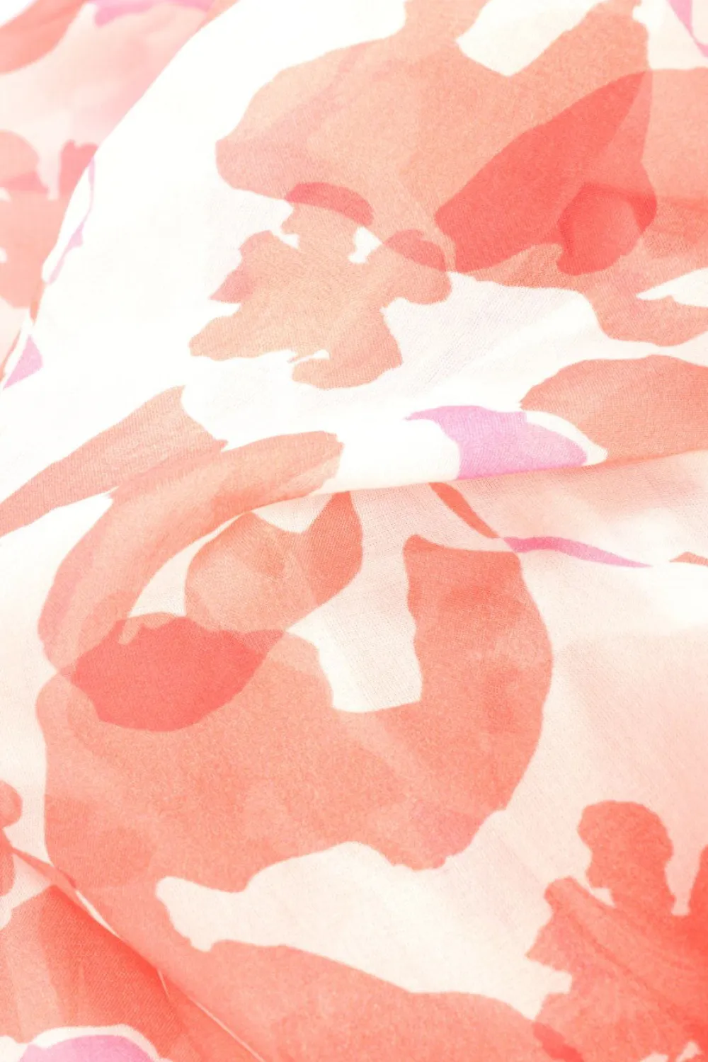 Schals>Printemps Sommerschal weißrot