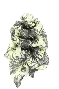 Schals>H&M Sommerschal schwarzblassgelb