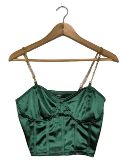 Tops>Shine Spaghettiträger Top Größe 36 grün