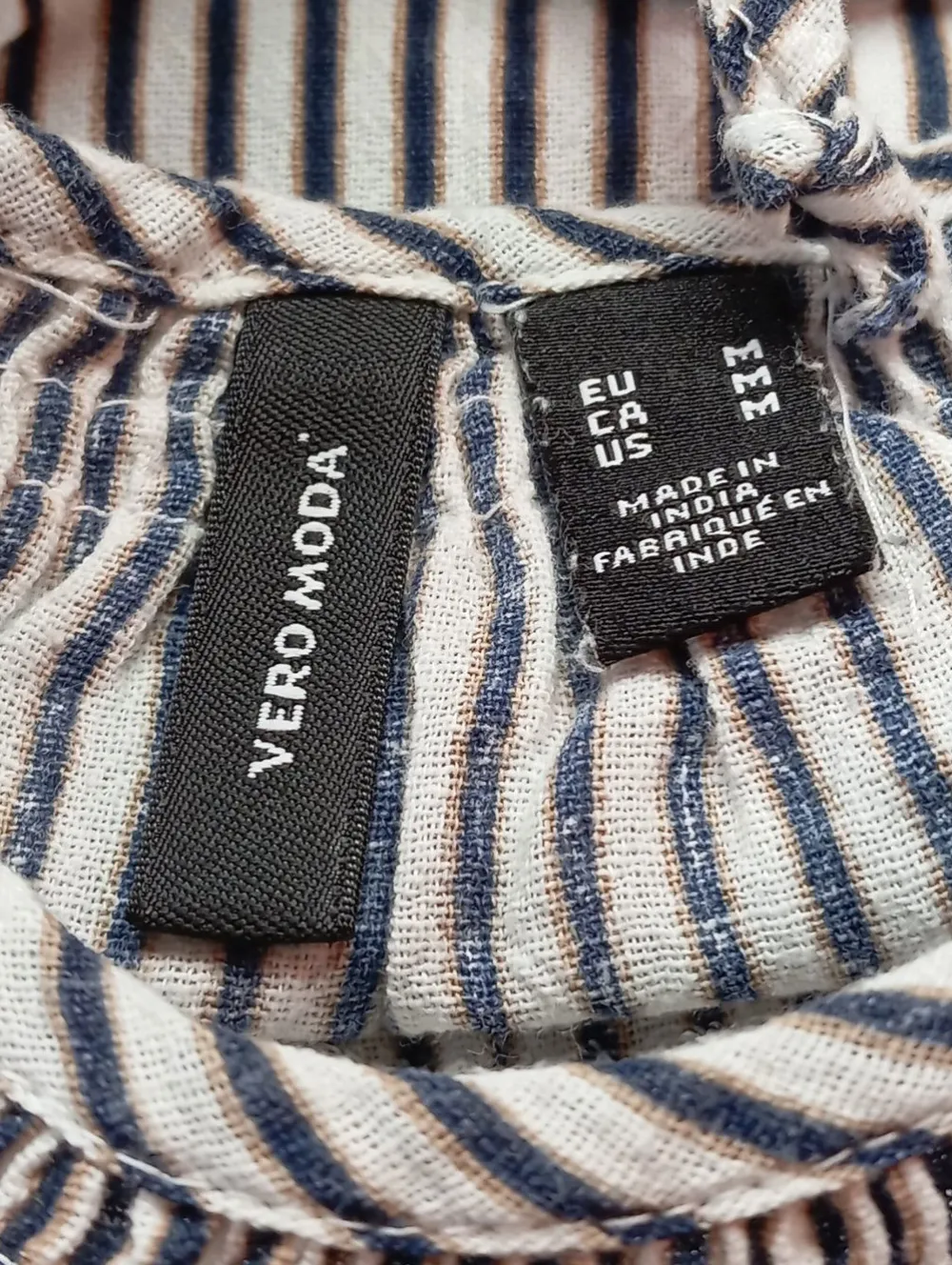 Tops>Vero Moda Spaghettiträger Top Größe 38 blauwollweiß