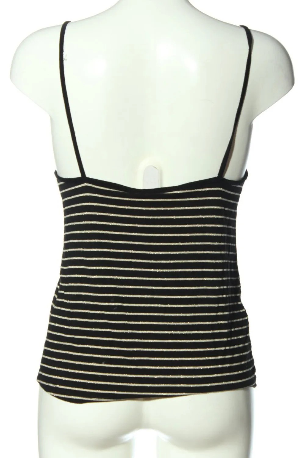 Tops>Mango Spaghettiträger Top Größe 38 weißcreme