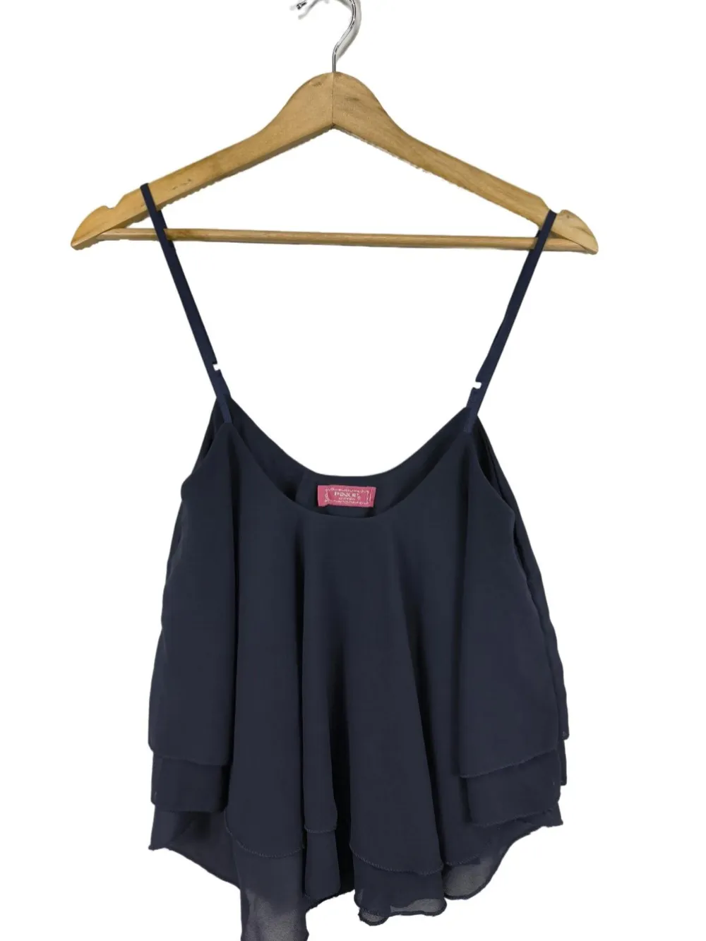 Tops>Pinup Women Spaghettiträger Top Größe 36 schwarz