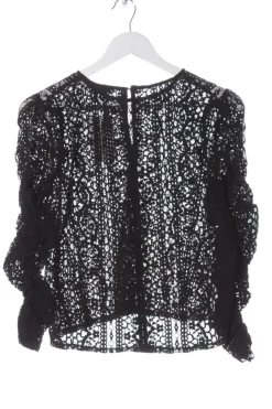 Blusen>MNG SUIT Spitzenbluse Größe 38 schwarz