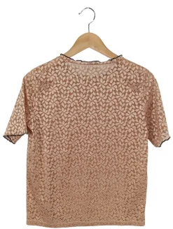 Blusen>Zara Trafaluc Spitzenbluse Größe 36 nude