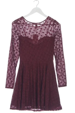 Kleider>H&M Divided Spitzenkleid Größe 34 rot