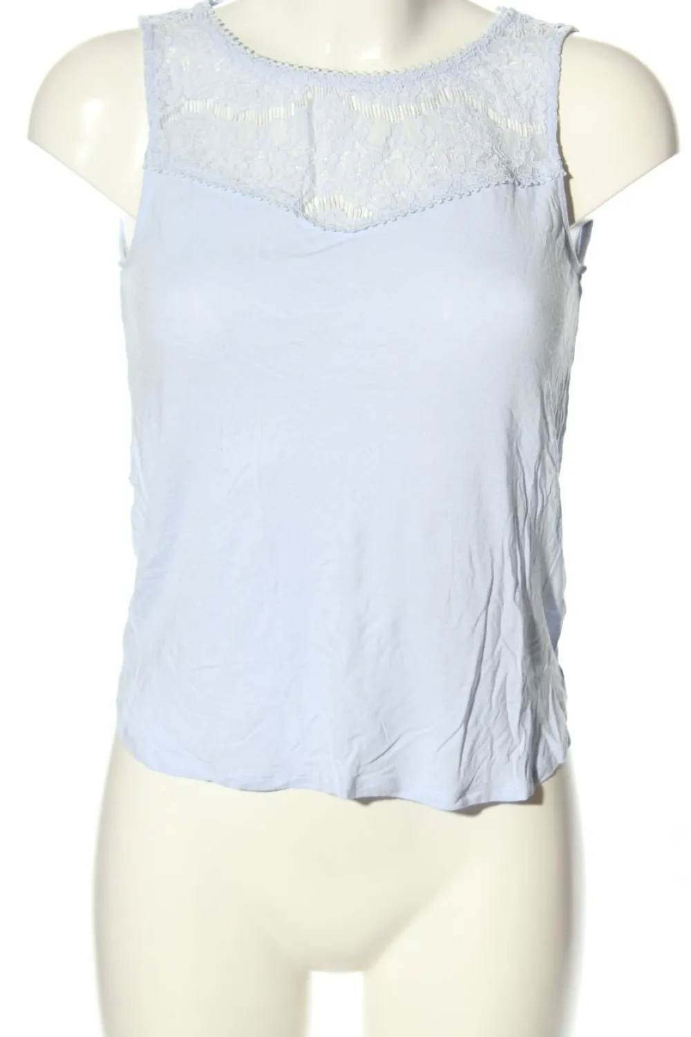 Tops>H&M Spitzentop Größe 36 blau