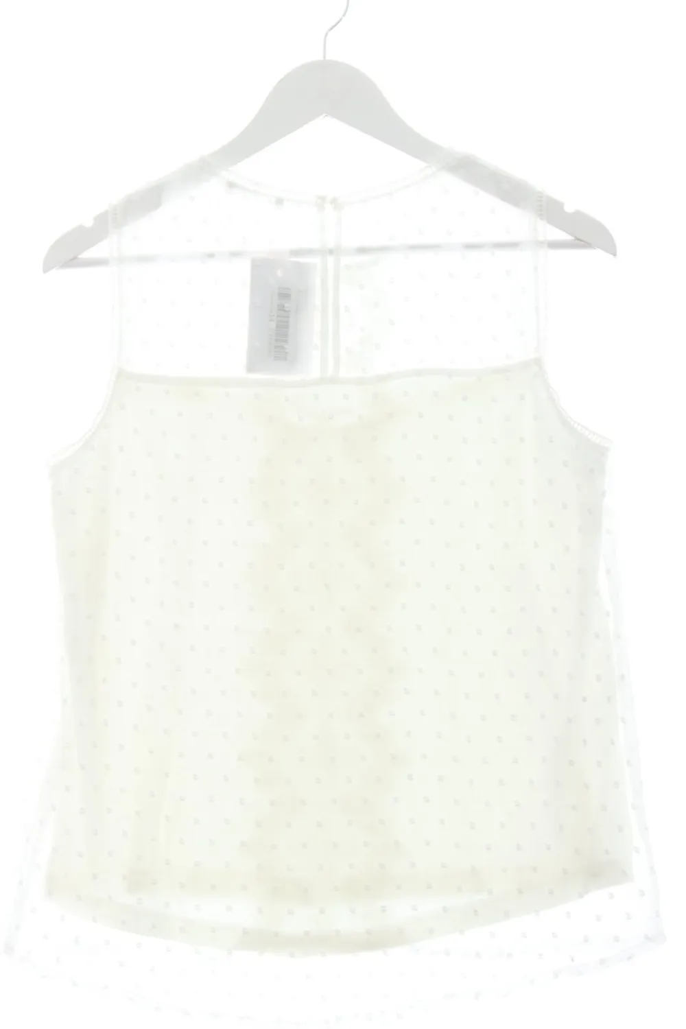 Tops>Orsay Spitzentop Größe 38 weiß