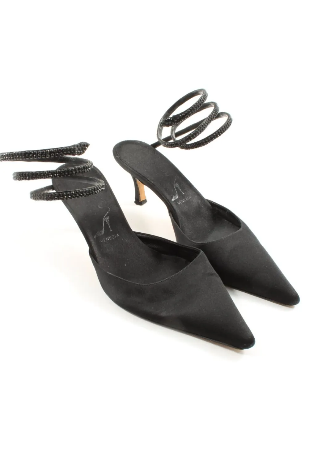 Pumps>Venezia Spitz-Pumps Größe 39 schwarz