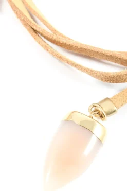 Ketten>Wanderlust + Co Statementkette cremegoldfarben