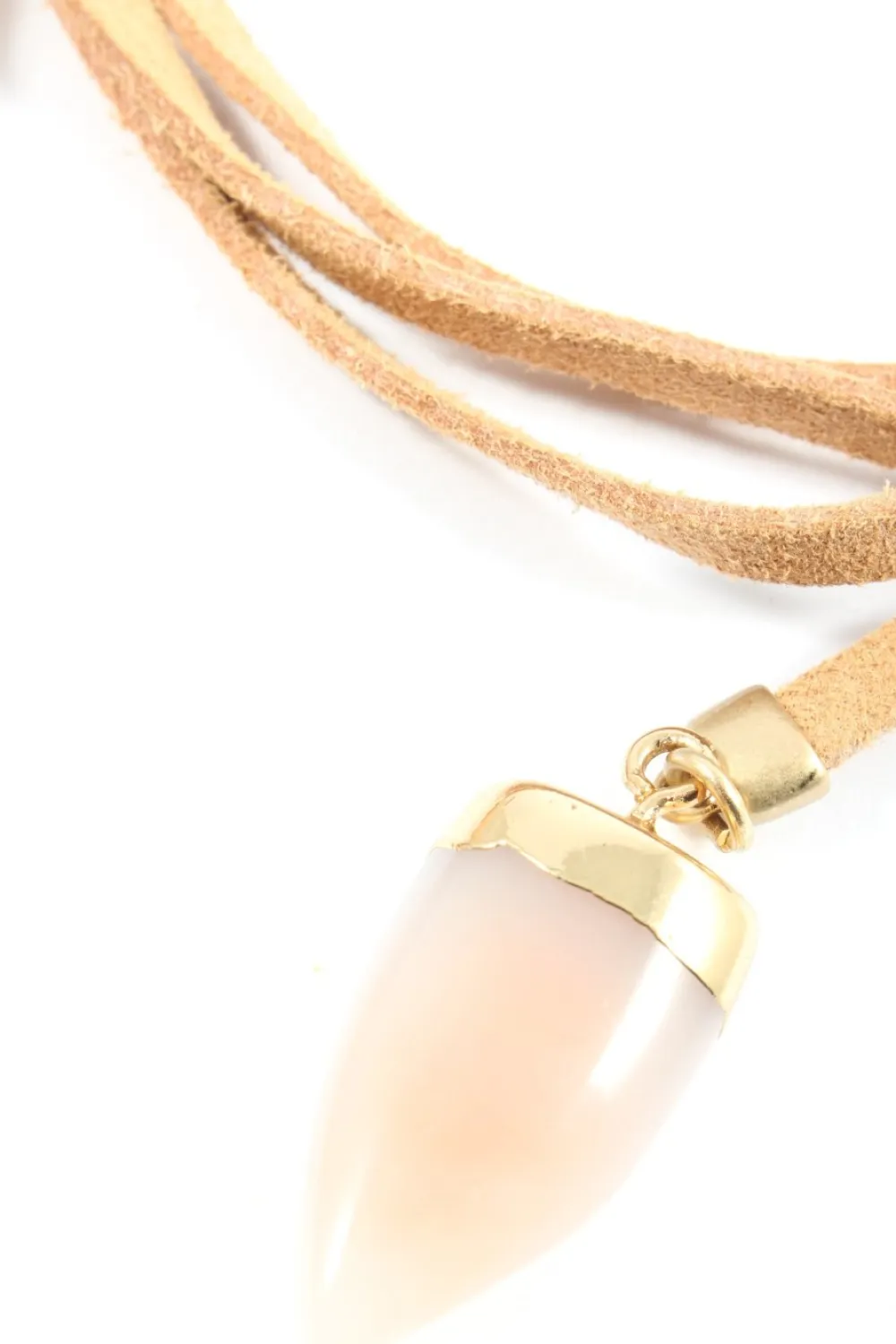 Ketten>Wanderlust + Co Statementkette cremegoldfarben