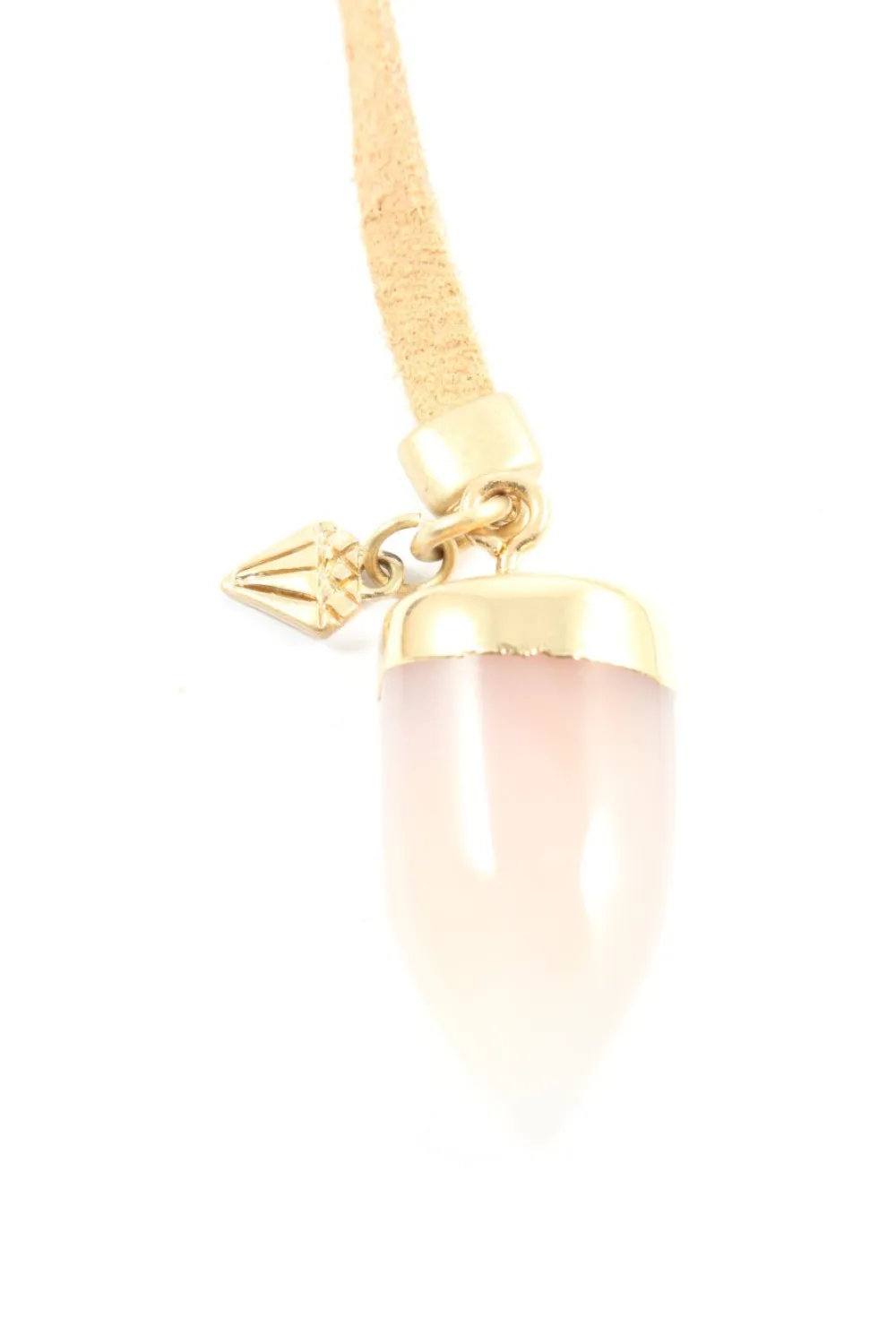 Ketten>Wanderlust + Co Statementkette cremegoldfarben