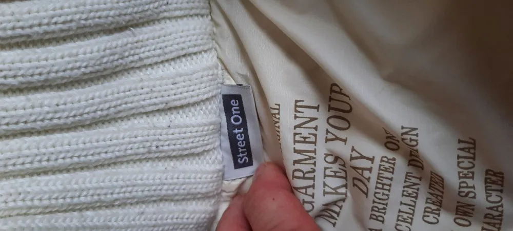 Westen>Street One Steppweste Größe 40 beige