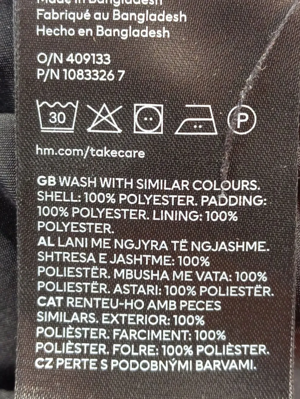 Steppweste Größe 34-H&M Divided Clearance