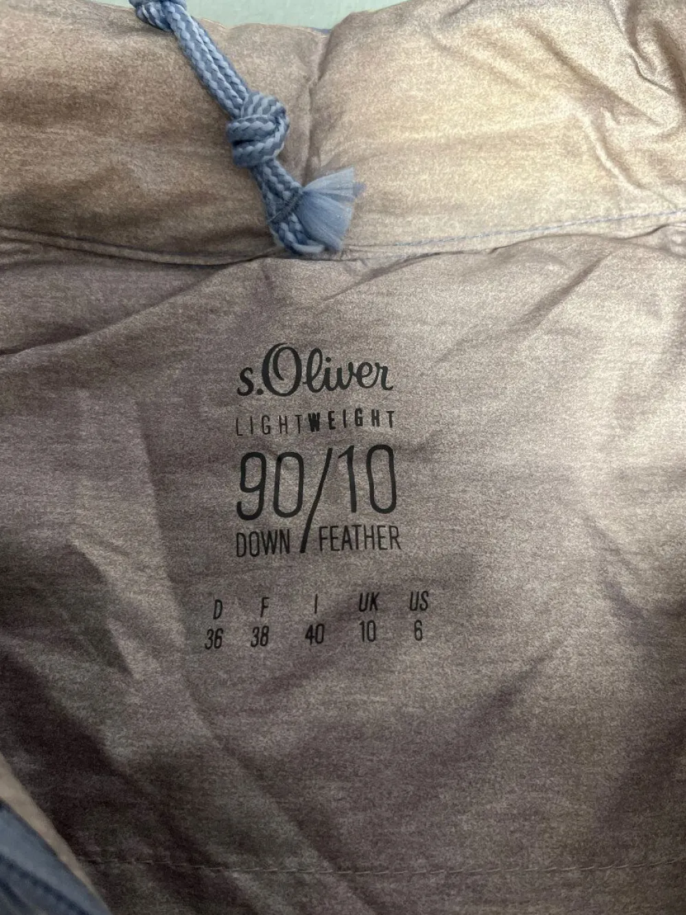 Westen>s.Oliver Steppweste Größe 36 blau