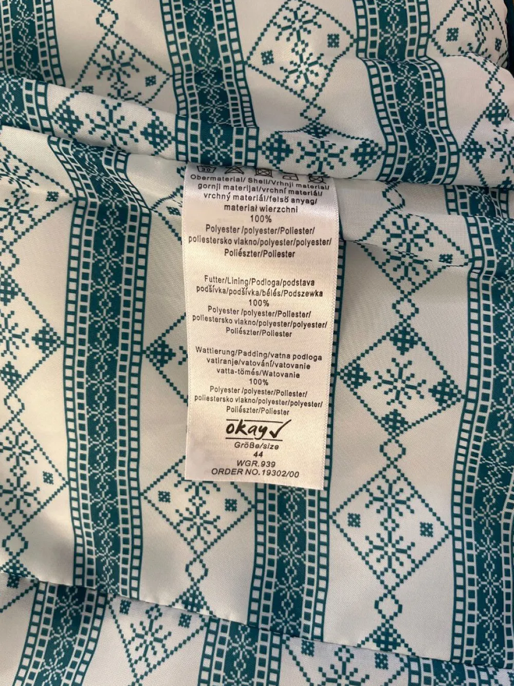 Westen> Steppweste Größe 44 mehrfarbig