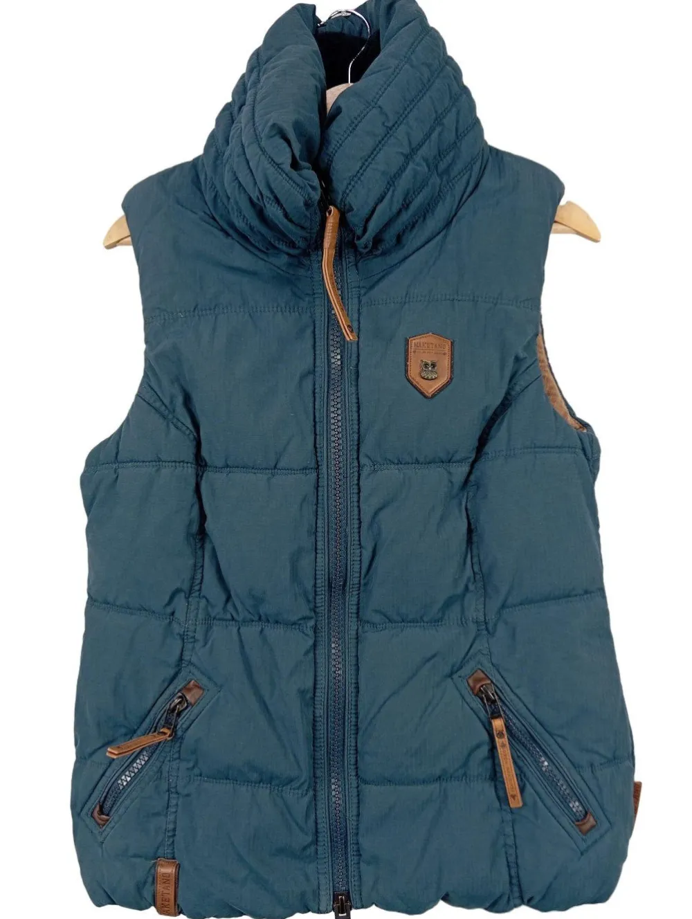 Westen>Naketano Steppweste Größe 38 grün