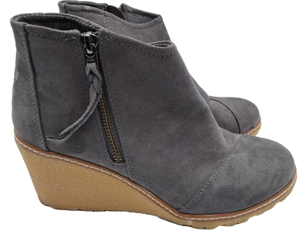 Stiefeletten>Toms Stiefeletten Größe 38 grau