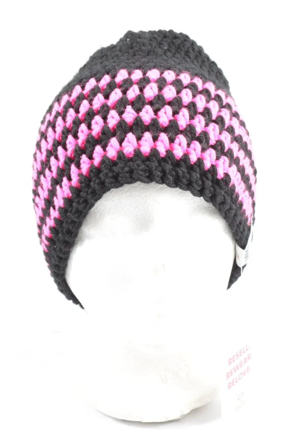 Mützen>boshi Stoffmütze Größe 62 schwarzpink