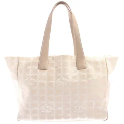 Stofftaschen>Chanel Stofftasche weiß