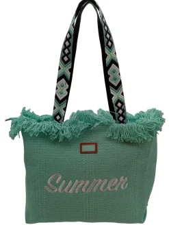 Stofftaschen>David Jones Stofftasche türkis