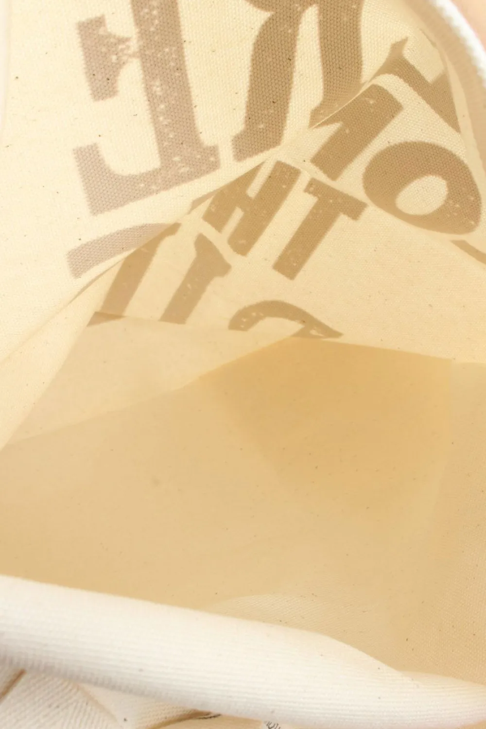 Stofftaschen>Alphabet Stofftasche wollweißpink