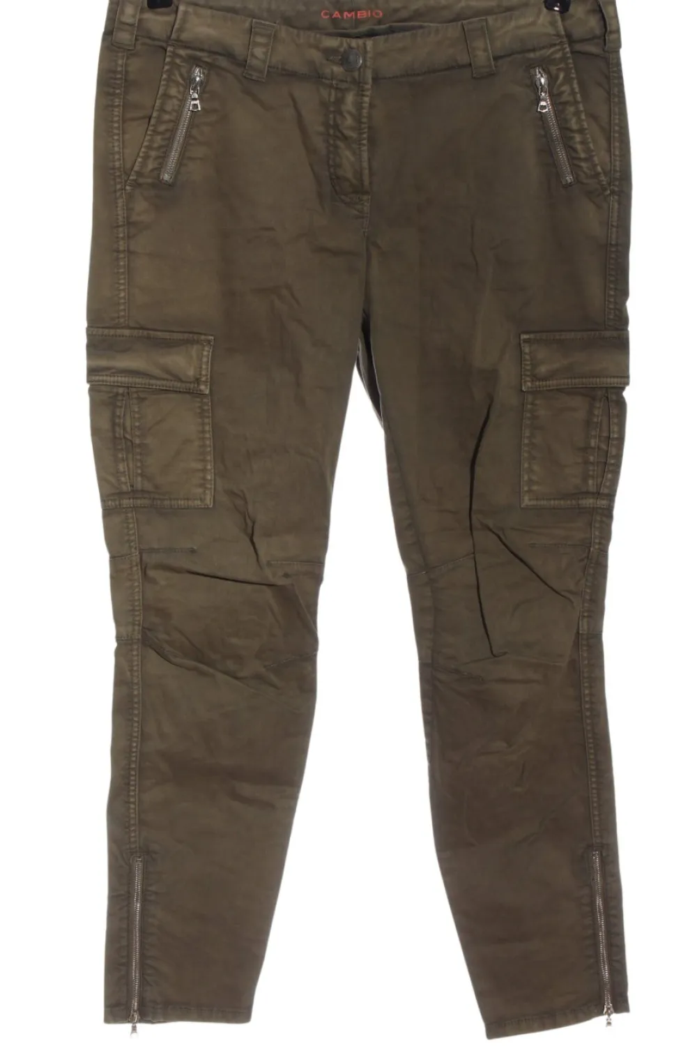 Jeans>Cambio Straight-Leg Jeans Größe 40 khaki