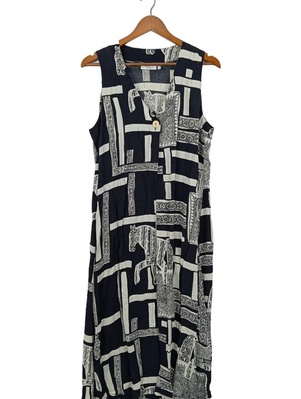 Bademode>Carla Fasini Strandbekleidung Größe 38 schwarzweiß