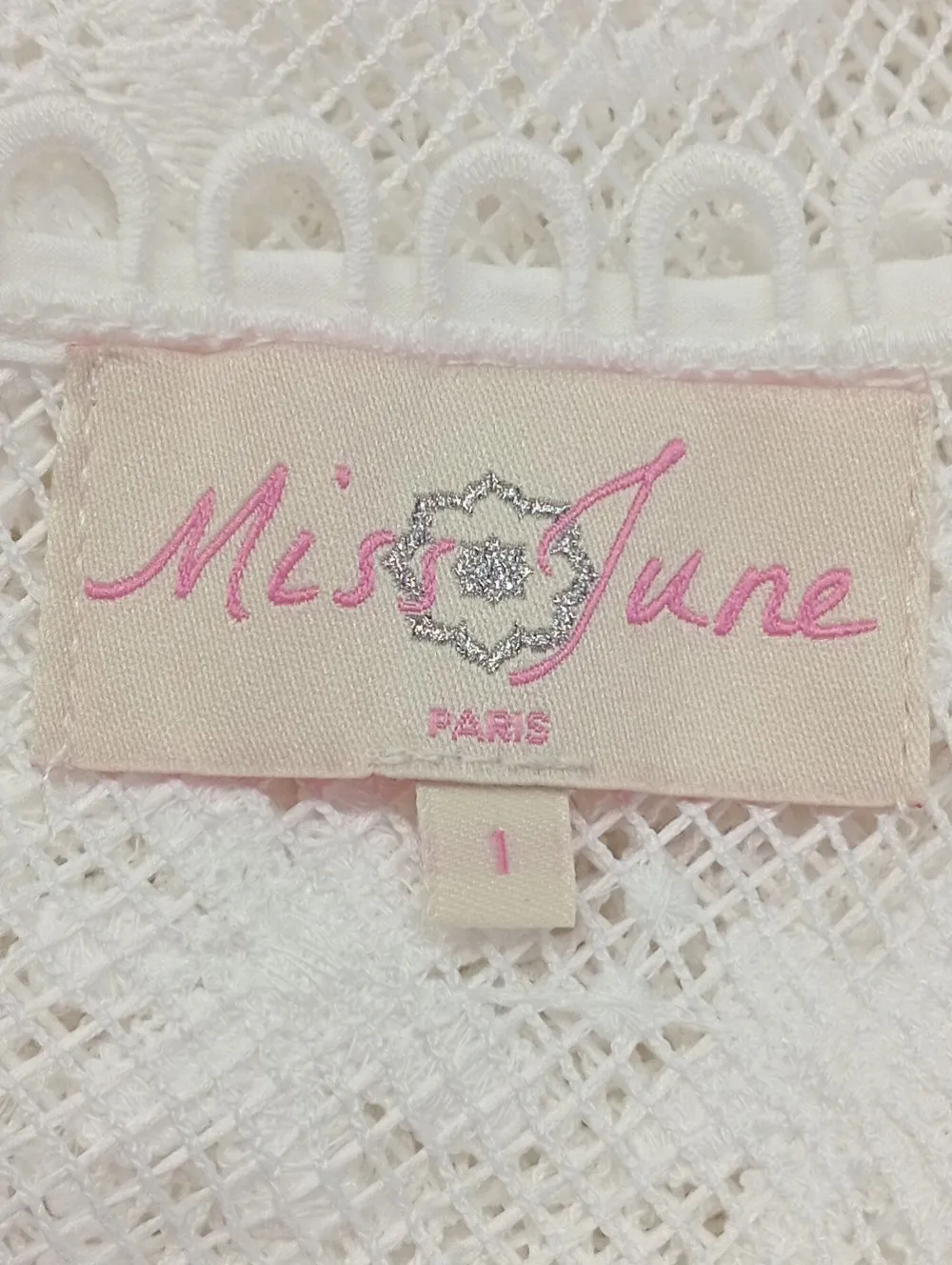 Bademode>Miss June Strandbekleidung Größe 36 weiß