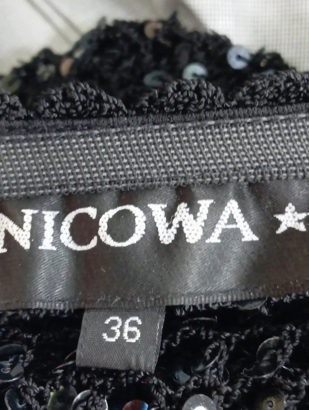 Bademode>Nicowa Strandbekleidung Größe 36 schwarz