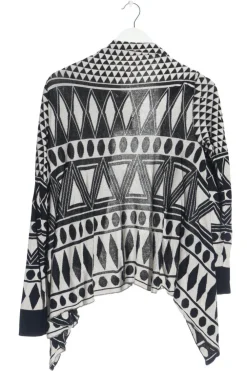 Strickbekleidung>Forever 21 Strick Cardigan Größe 38 weißschwarz