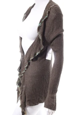 Strickbekleidung>imitz Strick Cardigan Größe 38 khaki