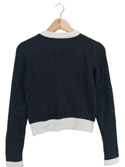 Strickbekleidung>Amisu Strick Cardigan Größe 34 blau