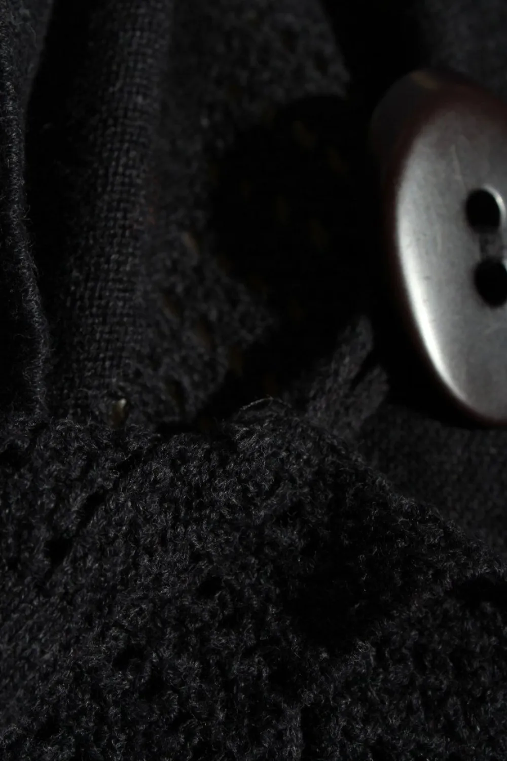 Strickbekleidung>Promod Strick Cardigan Größe 34 schwarz