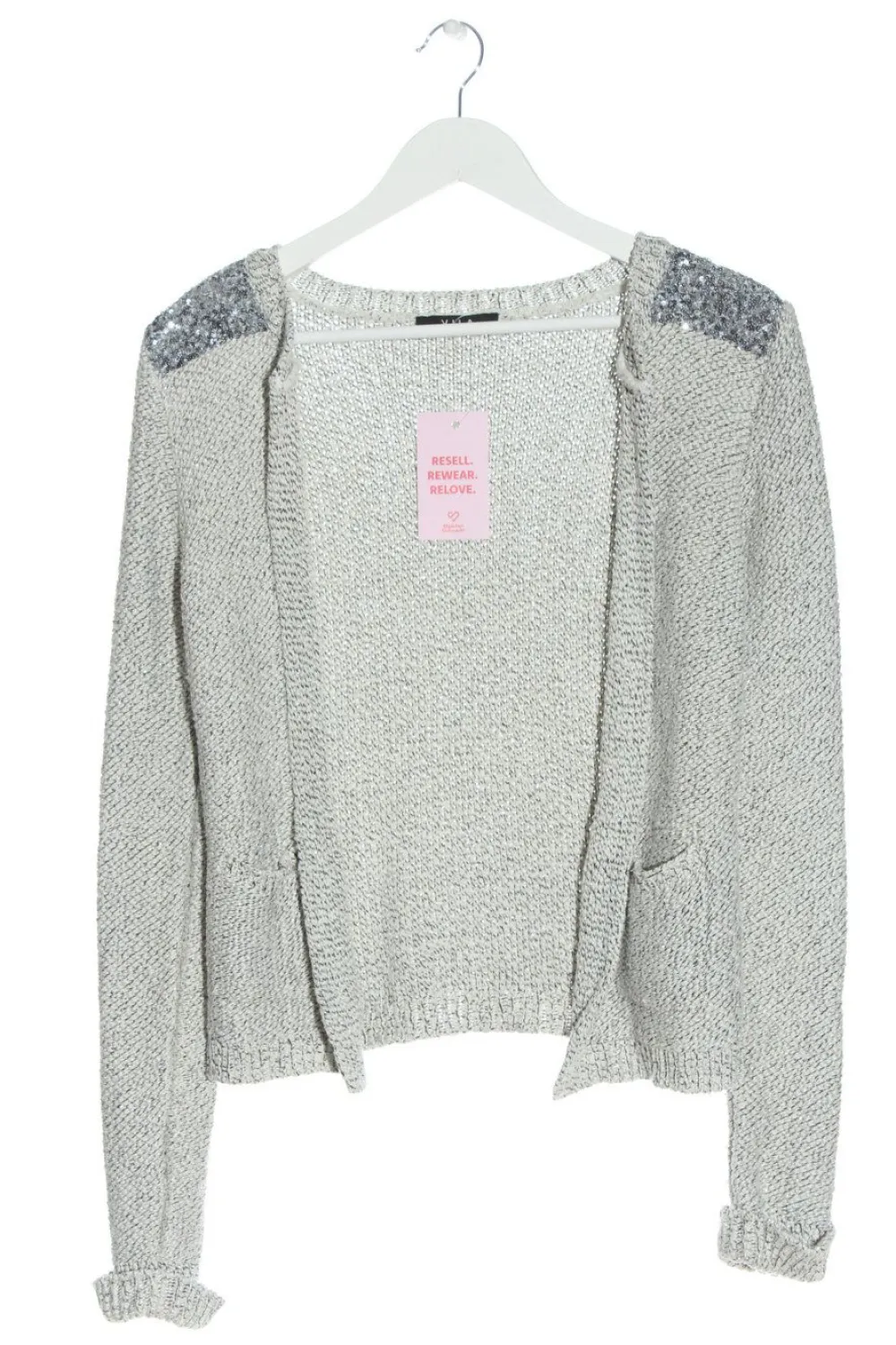 Strickbekleidung>vila clothes Strick Cardigan Größe 36 wollweiß