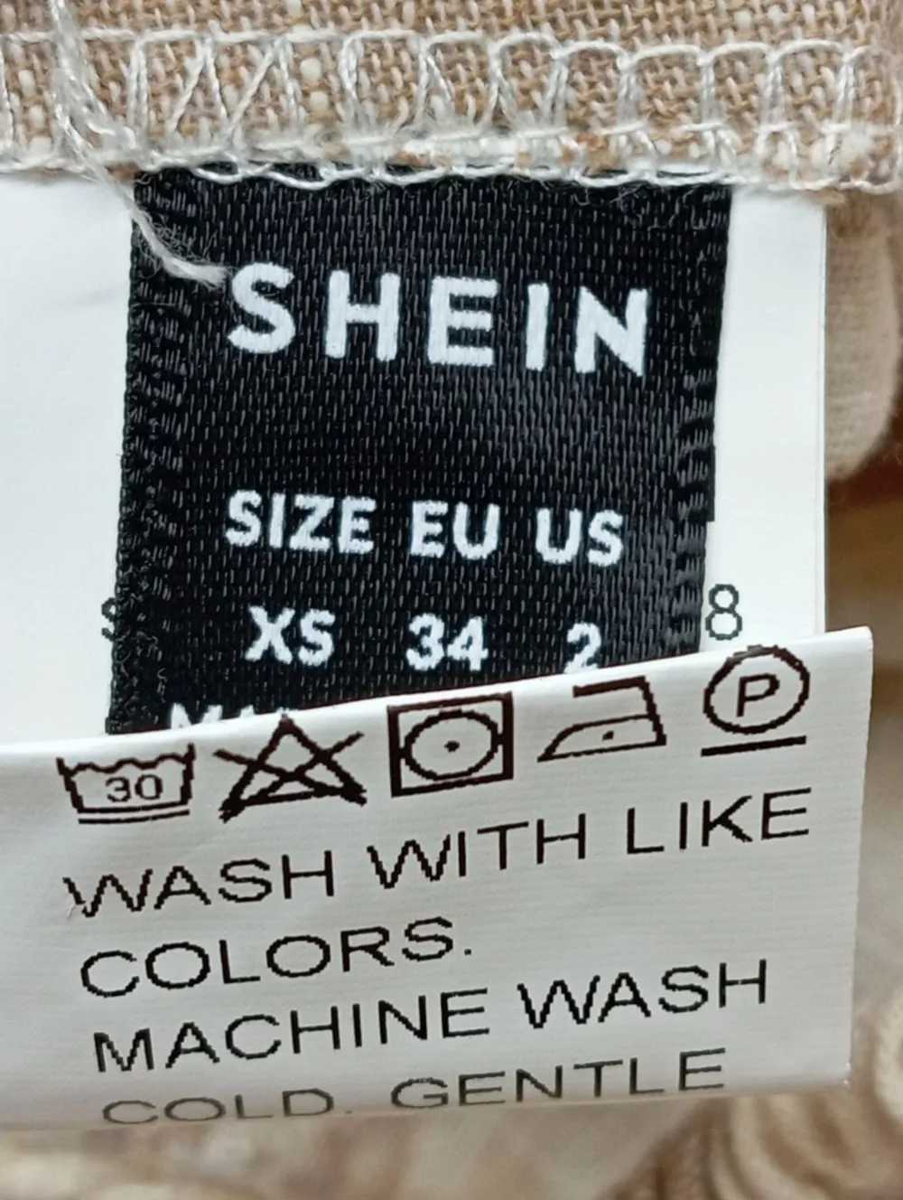 Twin Sets>SheIn Strick Twin Set Größe 34 wollweiß