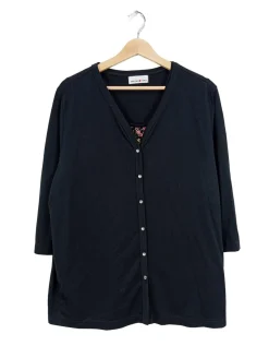 Twin Sets>Helena Vera Strick Twin Set Größe 48 schwarz