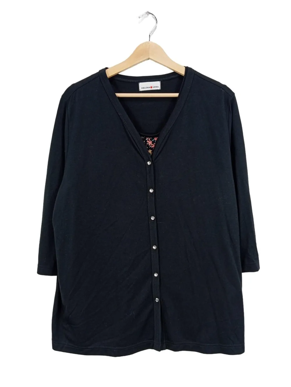 Twin Sets>Helena Vera Strick Twin Set Größe 48 schwarz