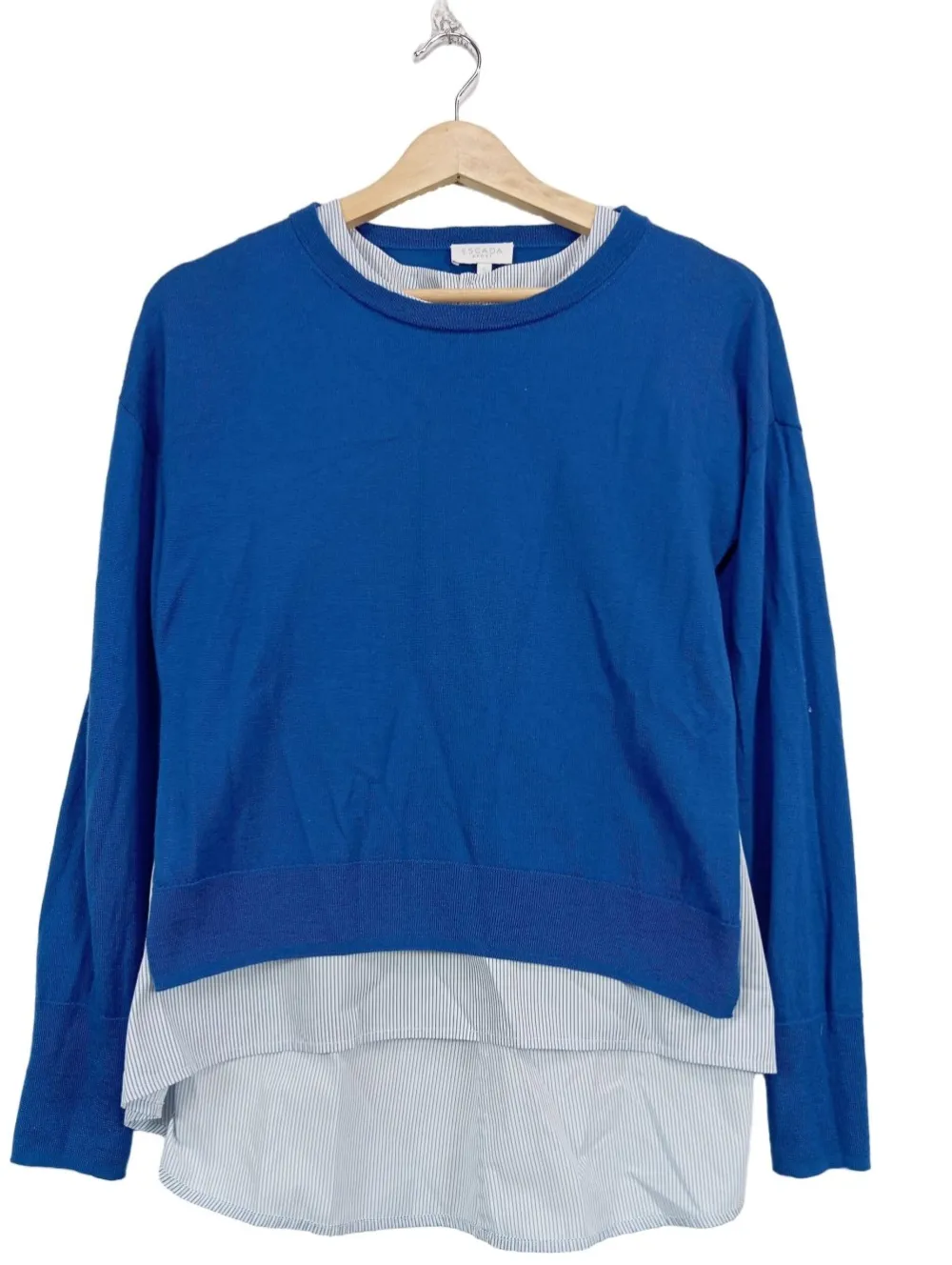 Twin Sets>Escada Strick Twin Set Größe 36 blauweiß