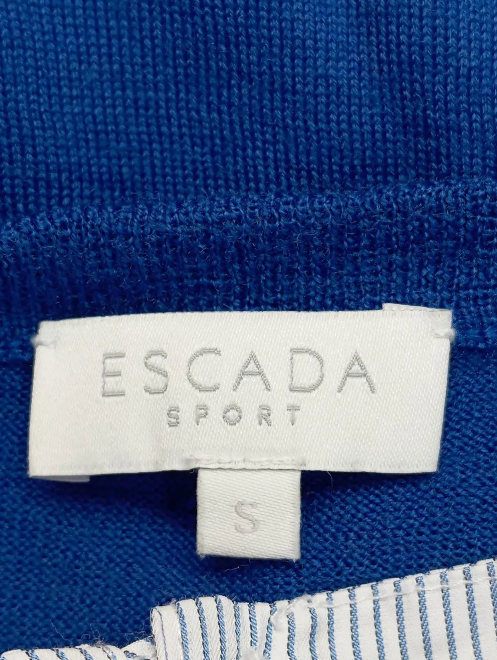 Twin Sets>Escada Strick Twin Set Größe 36 blauweiß
